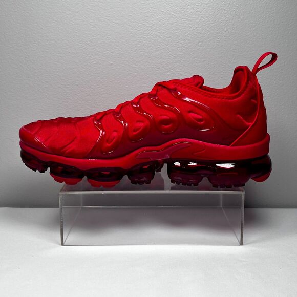 Men's Nike Air VaporMax Plus "Triple Red" Size 9 (CW6973-600) - Picture 4 of 9